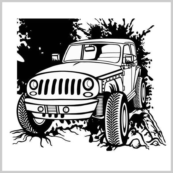 Vektorgrafiken Offroader Vektorbilder Offroader Depositphotos