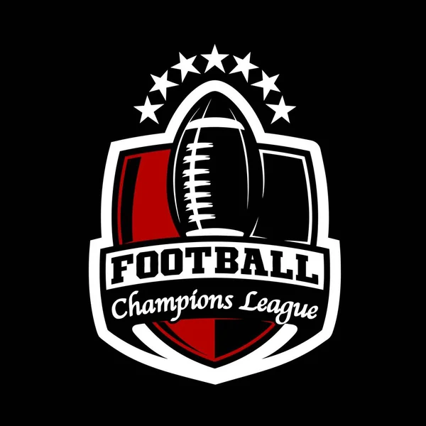 American football championship logo template, vector illustration, emblem  design, champions league,football badge 14631106 Vector Art at Vecteezy