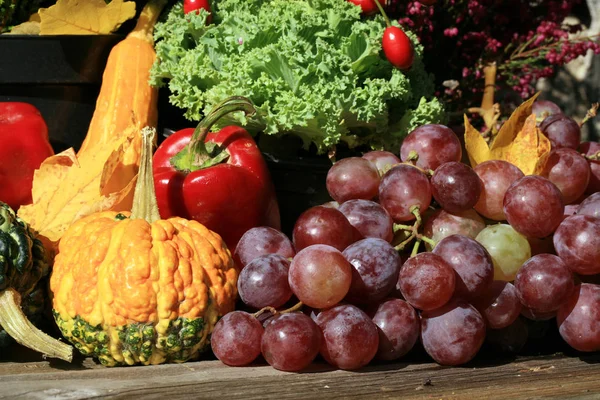 Picturesque Small Decoration Farm Poland Vegetable Heathers Composition Autumn Crops — Stock Photo, Image