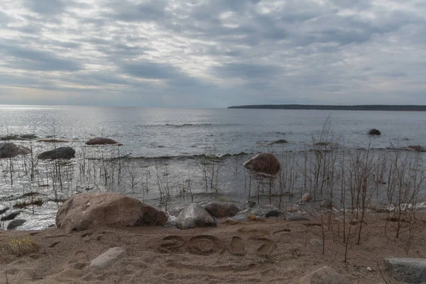 Shore Northern Lake Karelia — Stock Photo, Image