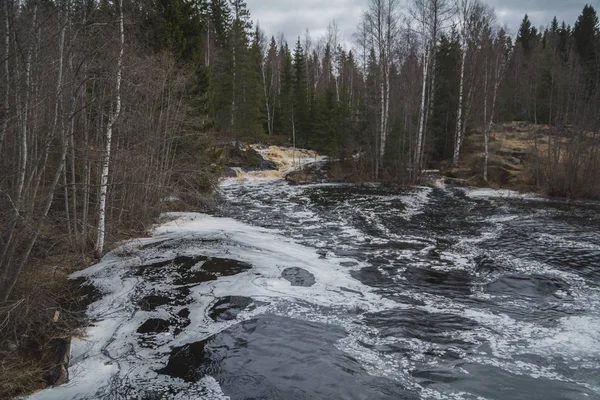 Prahy Bouřmé Severní Řece — Stock fotografie