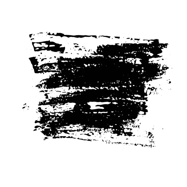 Schwarze Farbflecken auf weißem Hintergrund. Vektor — Stockvektor