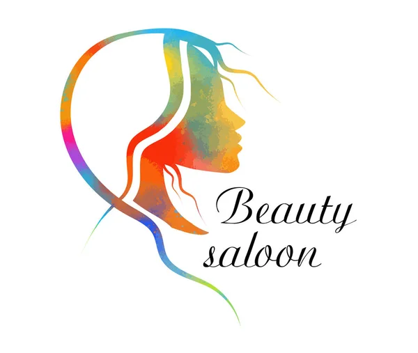 The face of a beautiful girl profiled. Vector illustration — Stock Illustration The face of a beautiful girl profiled. Vector illustration Stock Illustration