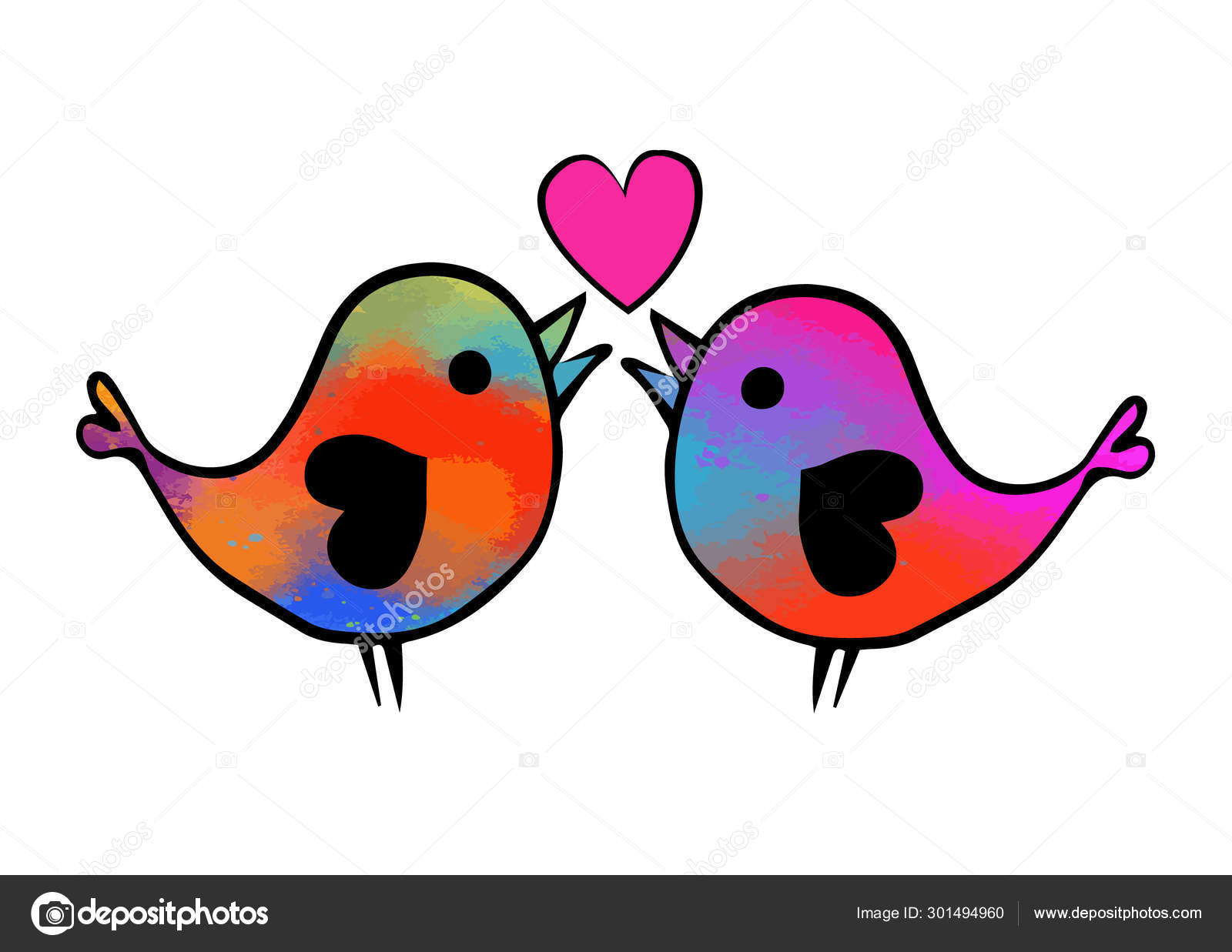 Corazon De Los Amantes De La Avesストックベクター ロイヤリティフリーcorazon De Los Amantes De La Avesイラスト ページ 8 Depositphotos