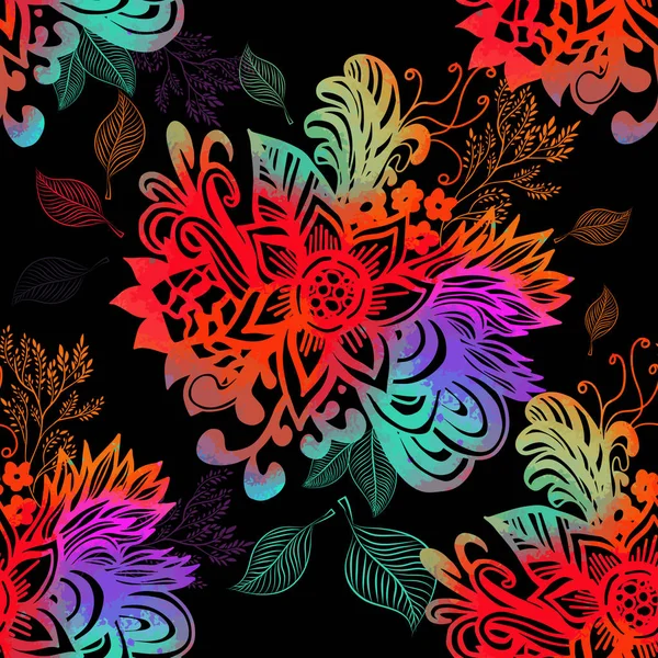 Abstrakce květin. Hladké květinové abstraktní pozadí. Vektorová ilustrace — Stockový vektor
