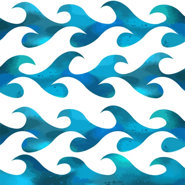 Хвилі є абстрактним тлом. Векторні ілюстрації — стоковий вектор