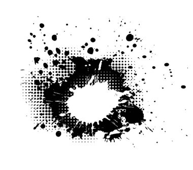 Fırça darbesi beyaz arkaplanda izole edildi. Siyah boya fırçası. Grunge dokusu çizgisi. Sanat mürekkebi kirli tasarım. Sanatsal şekil için sınır, boya fırçası elementi. Fırça darbesi grafik vektör illüstrasyonu