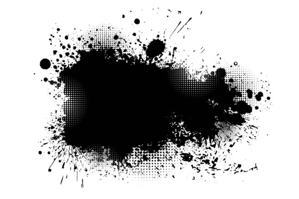 Fırça darbesi beyaz arkaplanda izole edildi. Siyah boya fırçası. Grunge dokusu çizgisi. Sanat mürekkebi kirli tasarım. Sanatsal şekil için sınır, boya fırçası elementi. Fırça darbesi grafik vektör illüstrasyonu