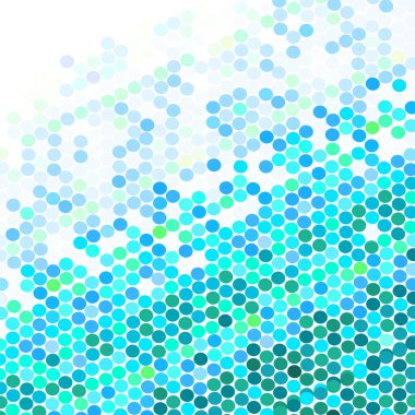 Çok renkli çemberlerin soyut arkaplanı. Vektör illüstrasyonu