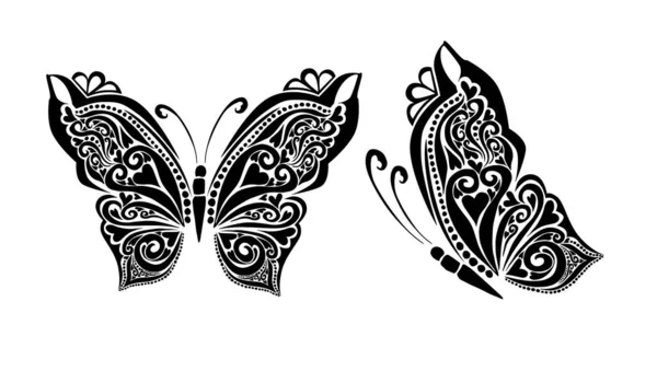 Illustration Vectorielle Abstraite Papillon — Image vectorielle