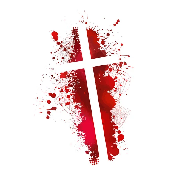 Sacrée Croix Illustration Vectorielle — Image vectorielle