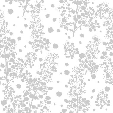 Kusursuz tek renkli çiçek arkaplanı. Vektör illüstrasyonu