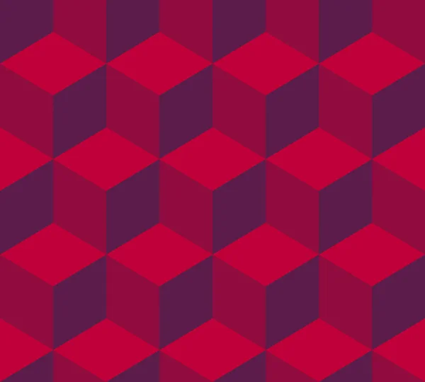 幾何学的なパターン。キューブのシームレスなパターン。幾何学的な模様の背景 — ストックベクタ