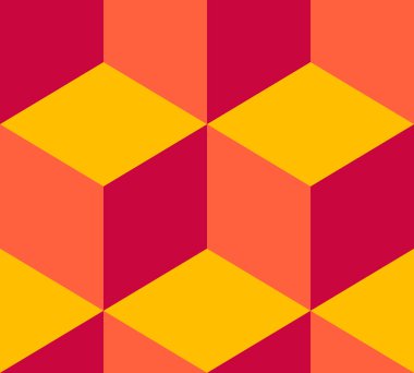 Geometrik desen. Küp seamless modeli. Geometrik satır arkaplanı