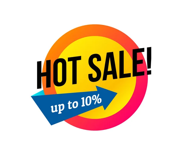 Verkoop banner sjabloonontwerp, grote verkoop speciale aanbieding. Hot koop, Mega Sale. Vector illustratie. — Stockvector