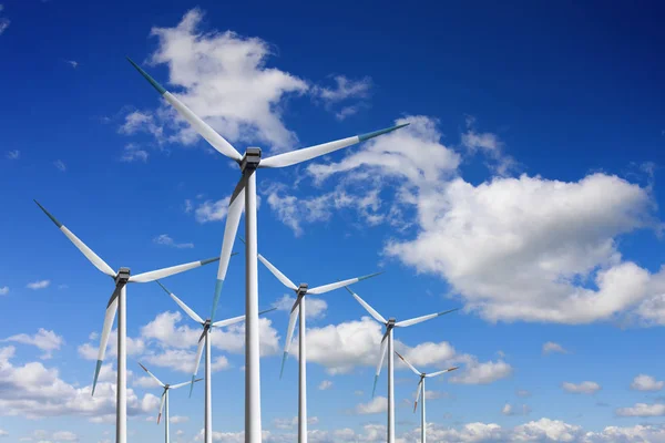 Almacenamiento Energía Las Turbinas Eólicas —  Fotos de Stock