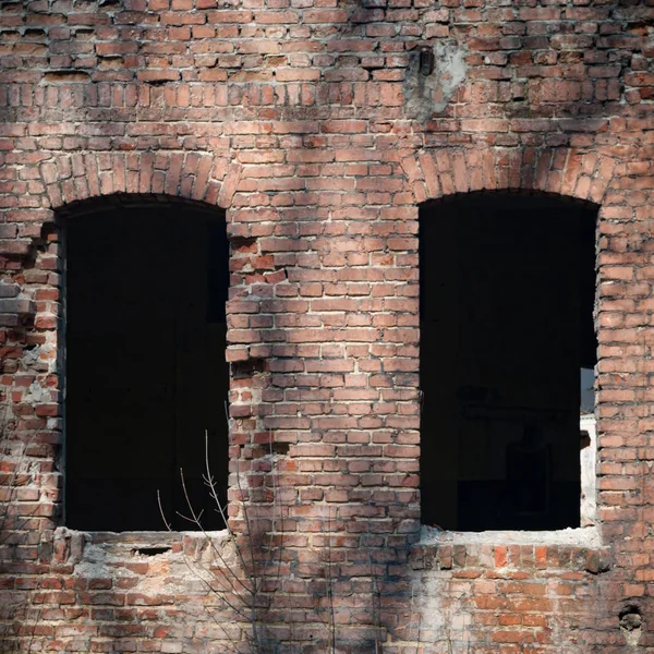 Ruïnes Van Een Zeer Sterk Vervuilde Industriële Fabriek Industriële Series — Stockfoto