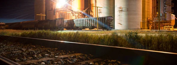 Ruínas Uma Fábrica Industrial Muito Poluída Série Industrial — Fotografia de Stock