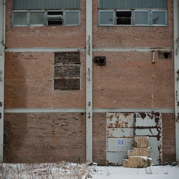 Ruins Very Heavily Polluted Industrial Factory Industrial Series — Stock Photo, Image