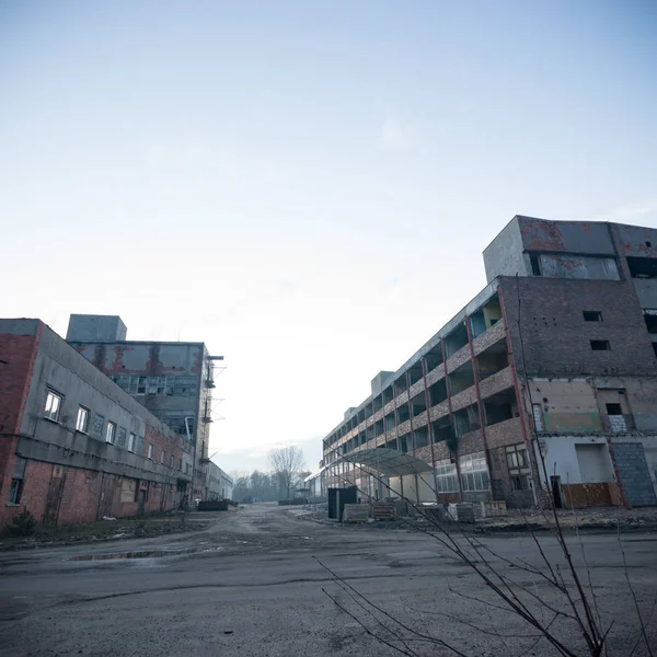 Ruins Very Heavily Polluted Industrial Factory Industrial Series — Stock Photo, Image