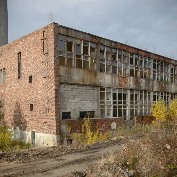 Ruins Very Heavily Polluted Industrial Factory Industrial Series — Stock Photo, Image
