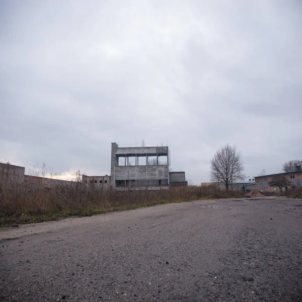 Ruines Une Usine Industrielle Très Polluée Série Industrielle — Photo