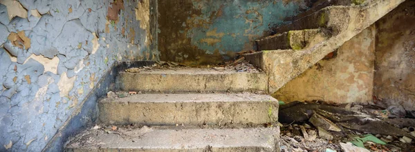 Ruïnes Van Een Zeer Sterk Vervuilde Industriële Fabriek Industriële Series — Stockfoto