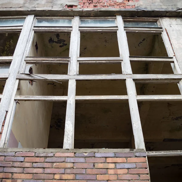 Ruins Very Heavily Polluted Industrial Factory Industrial Series — Stock Photo, Image