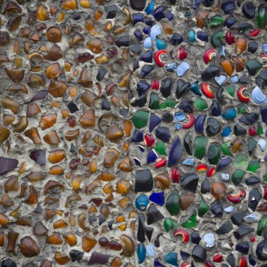 Çok kirlenmiş endüstriyel bir fabrikanın kalıntıları, sanayi serisi.