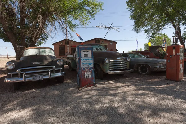 May 2014 Williams Arizona Fragment Legendary Historical Rout Main Street — Stock Photo, Image