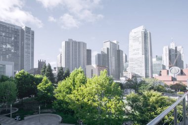Modern çağdaş ofis şehir binaları şehir görünümünü san francisco  