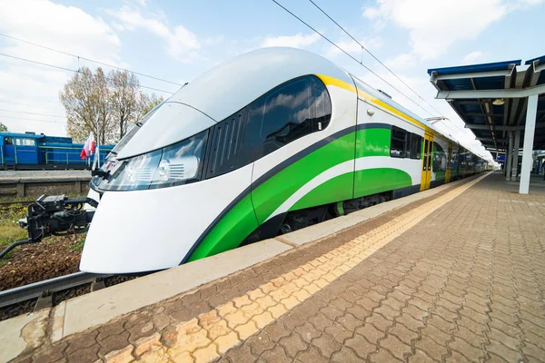 Train Moderne Debout Gare — Photo