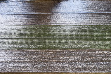 Üstten Görünüm alanlarının karla kaplı. doğal arka plan