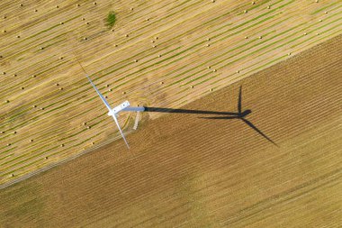 ekilebilir alanda rüzgar türbini
