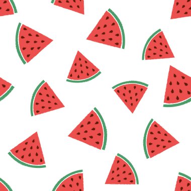 karpuz beyaz, meyveli duvar kağıdı, yaz berry arka plan üzerinde taze tatlı dilimleri ile soyut desen