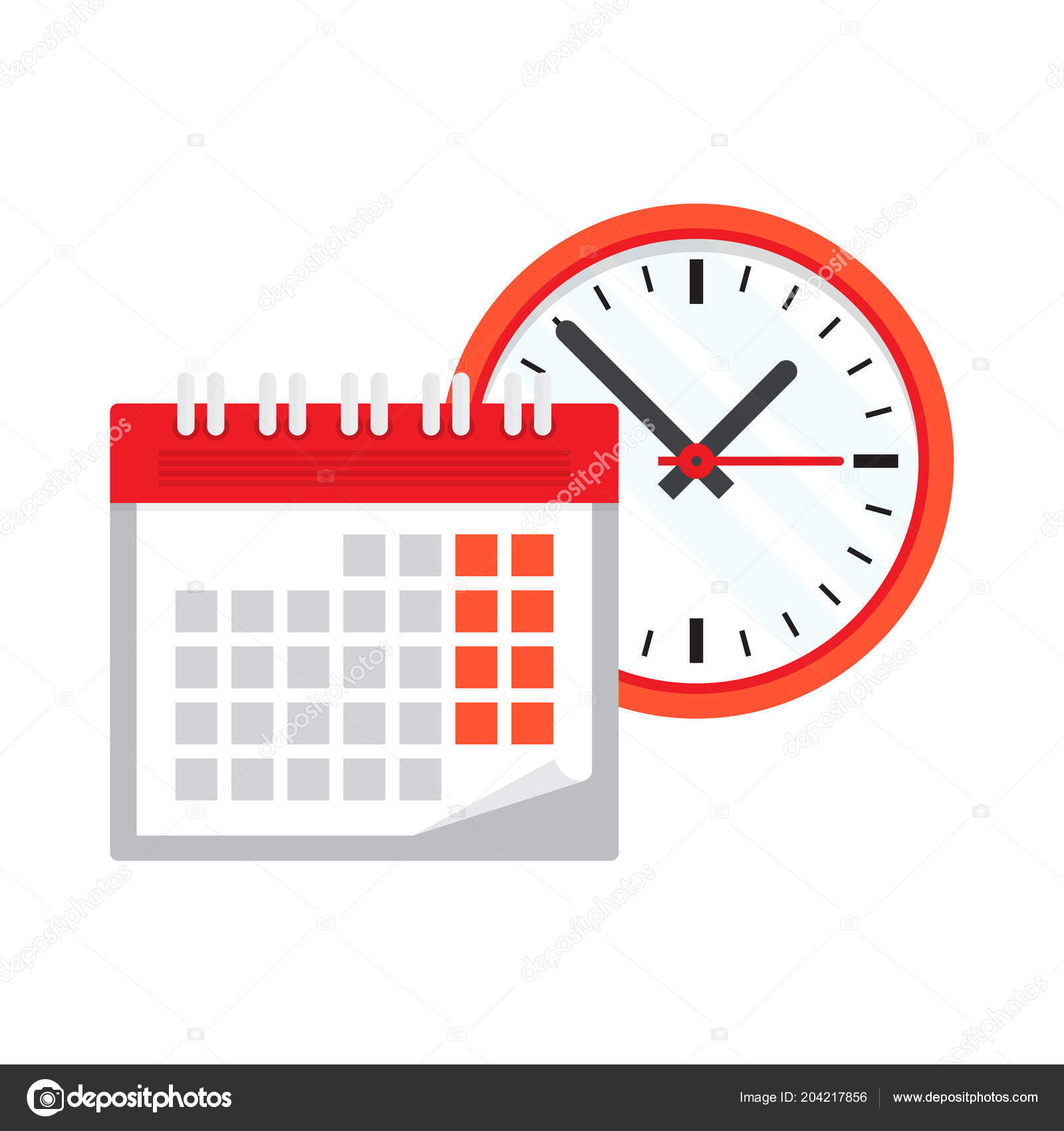 Calendar And Clock Icon