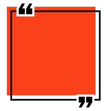 Teklif şablonu. Virgül, Not, mesaj ve yorum. . Konuşma kutusu ve kabarcık vektör çizim quotes