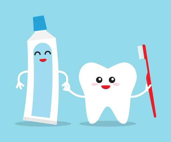 Dentifrice Brosse Dents Icône Soin Des Dents Hygiène Dentaire Buccale — Image vectorielle