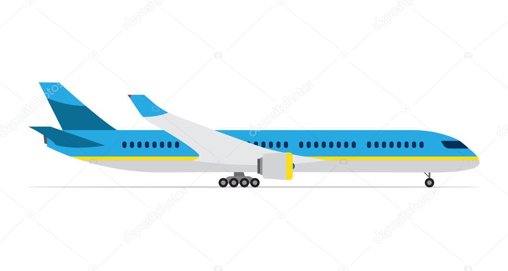 Passenger airplane icon