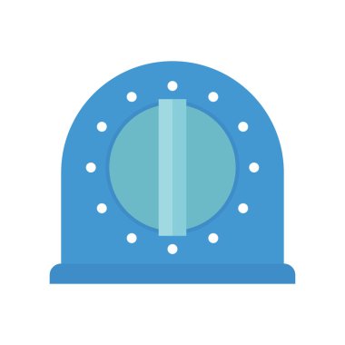 Mutfak zamanlayıcı simgesi. Mutfak malzemeleri