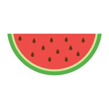 Karpuz kutsal kişilerin resmi içinde düz bir stil