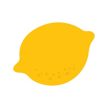 Limon meyve simgesi. Vektör çizim