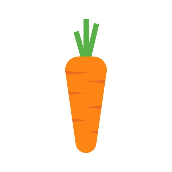 Carrot icon on a white background — Stock Vector