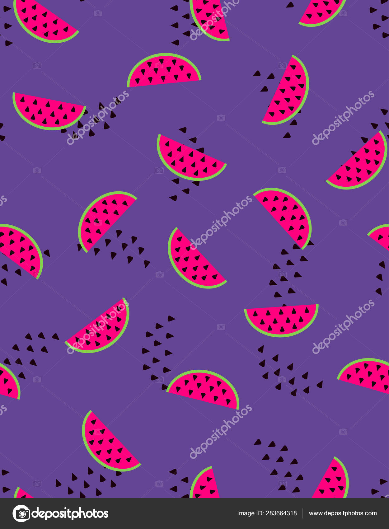 Watermelon seamless pattern Stock Vector by ©Makc76 283664318