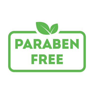 paraben serbest simgesi. vektör illüstrasyonu