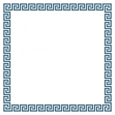 Yunan tarzı dekoratif kare çerçeve