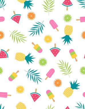 karpuz ile Dikişsiz meyve deseni