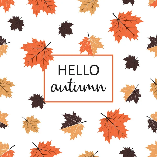 Hintergrund hallo Herbst — Stockvektor
