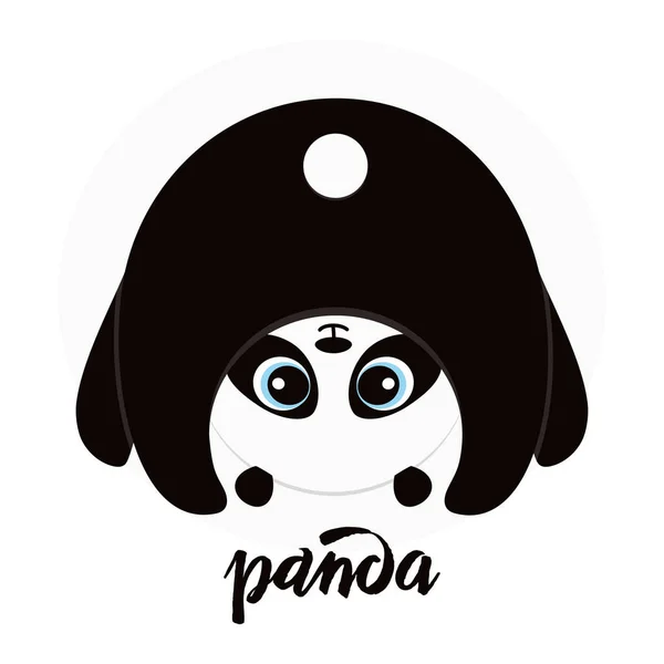 Söt liten panda — Stock vektor