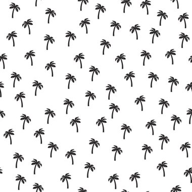 Palmiye ağacı desen dikişsiz doku